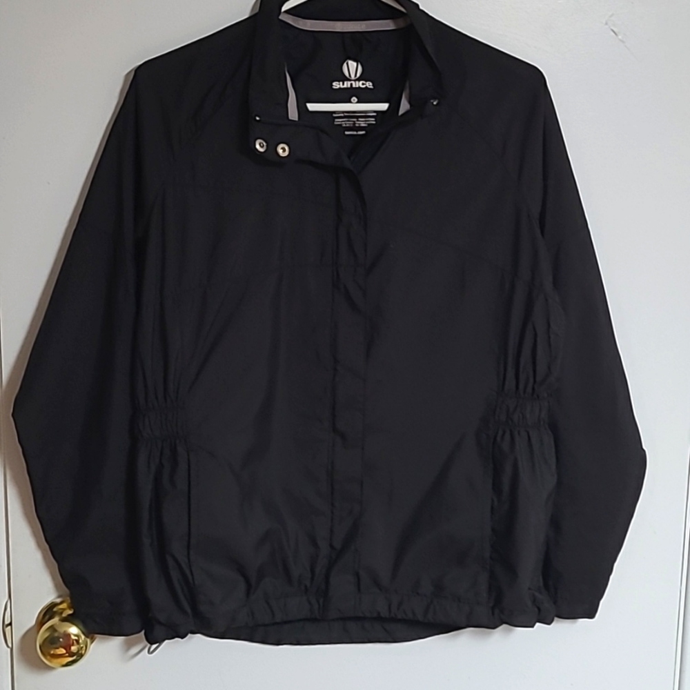 Sunice women's Black jacket style # 3775, size Medium.